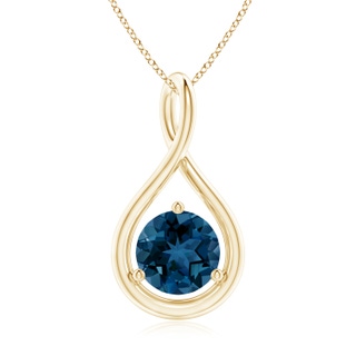 Round AAA London Blue Topaz