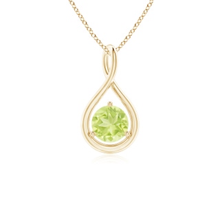 Round A Peridot