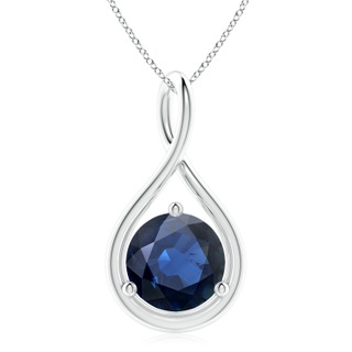 Round AA Blue Sapphire