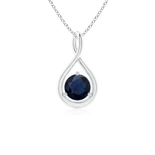 Round A Blue Sapphire