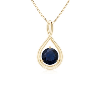 Round A Blue Sapphire