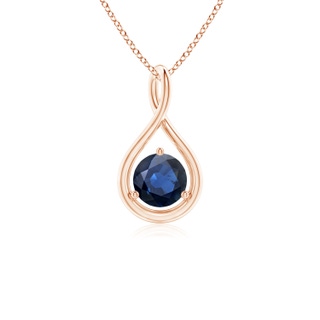 Round AA Blue Sapphire