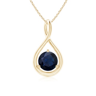 Round A Blue Sapphire