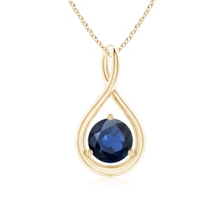 Round AA Blue Sapphire