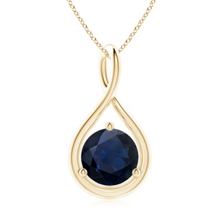 Round A Blue Sapphire