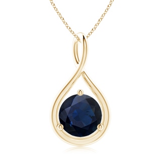 Round A Blue Sapphire