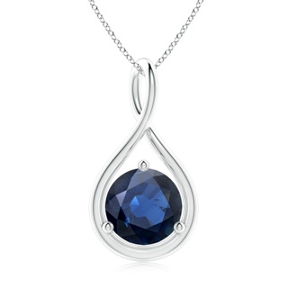 Round AA Blue Sapphire