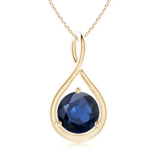 Round AA Blue Sapphire
