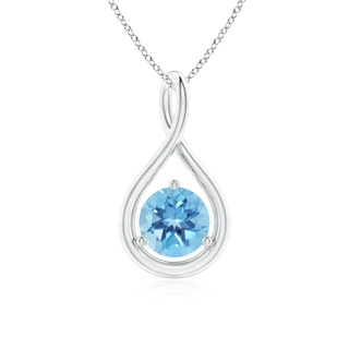 Round A Swiss Blue Topaz