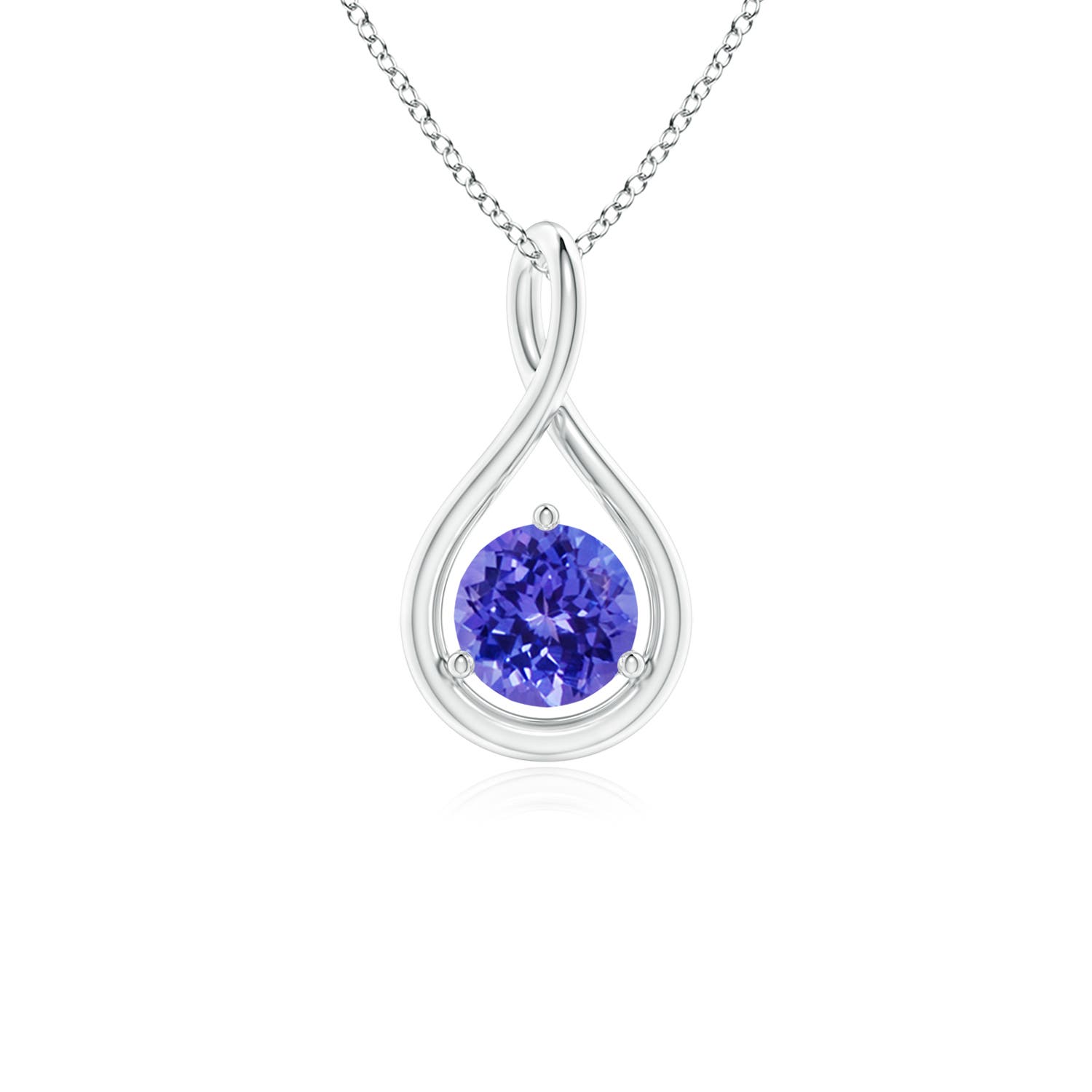 Shop Silver Tanzanite Pendant Necklaces for Women | Angara