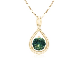 Round AA Teal Montana Sapphire