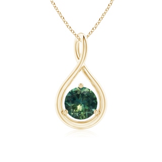 Round AA Teal Montana Sapphire