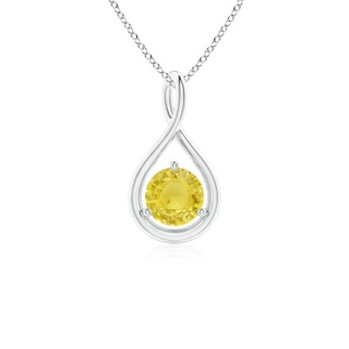 Round A Yellow Sapphire