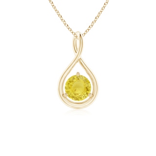 Round A Yellow Sapphire