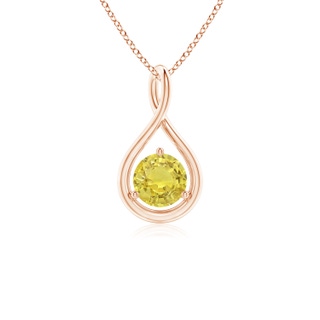 Round AA Yellow Sapphire