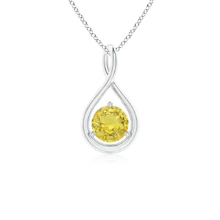 Round AA Yellow Sapphire