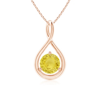 Round A Yellow Sapphire