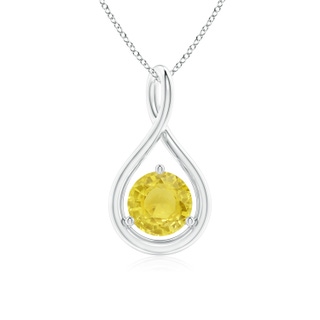 Round A Yellow Sapphire