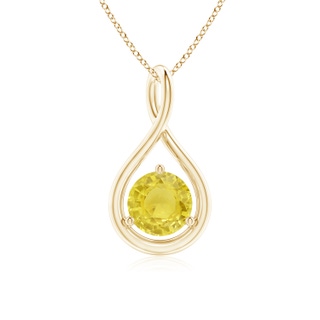 Round A Yellow Sapphire