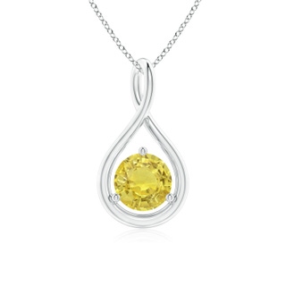Round AA Yellow Sapphire