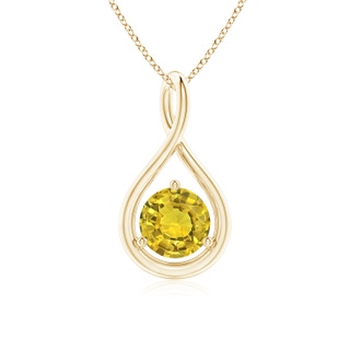 Round AAAA Yellow Sapphire