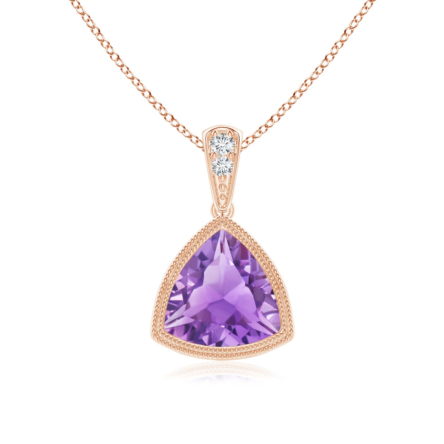 A - Amethyst / 1.12 CT / 14 KT Rose Gold