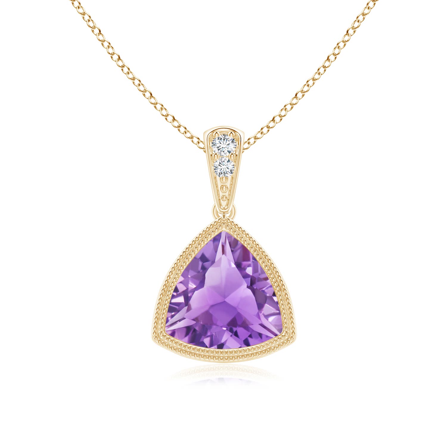 A - Amethyst / 1.12 CT / 14 KT Yellow Gold