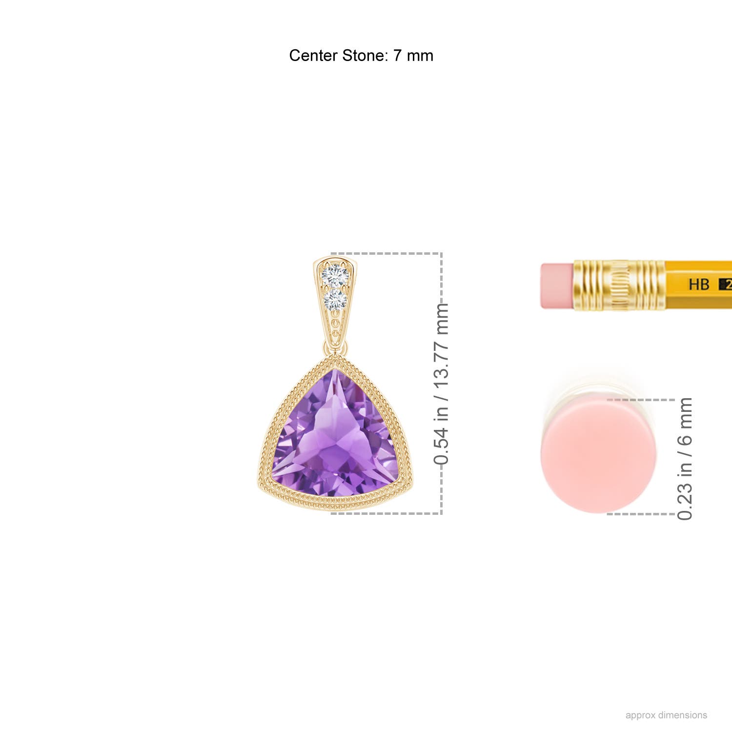 A - Amethyst / 1.12 CT / 14 KT Yellow Gold