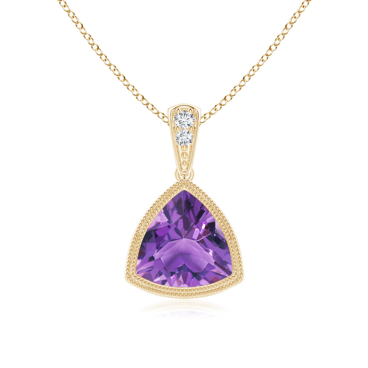 AA - Amethyst / 1.12 CT / 14 KT Yellow Gold