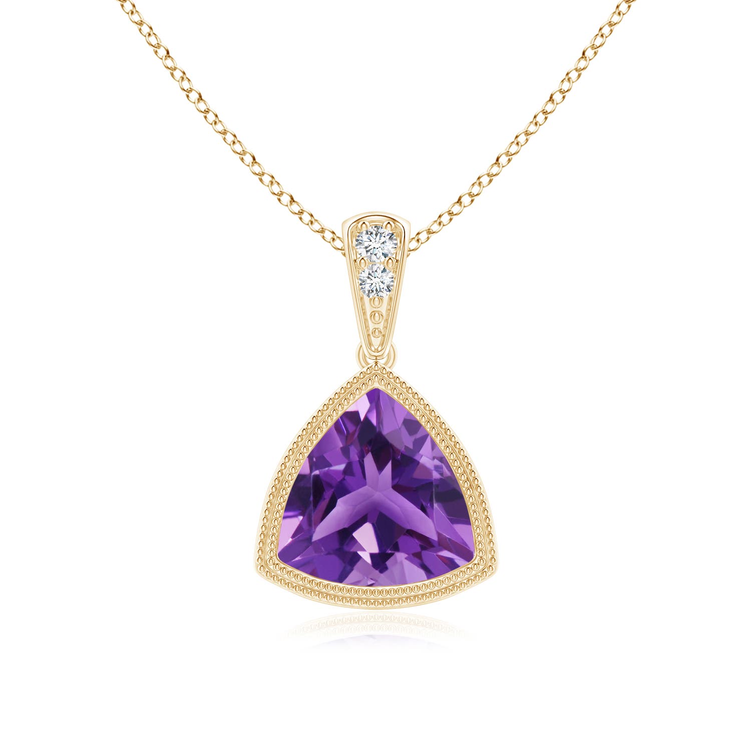 AAA - Amethyst / 1.12 CT / 14 KT Yellow Gold