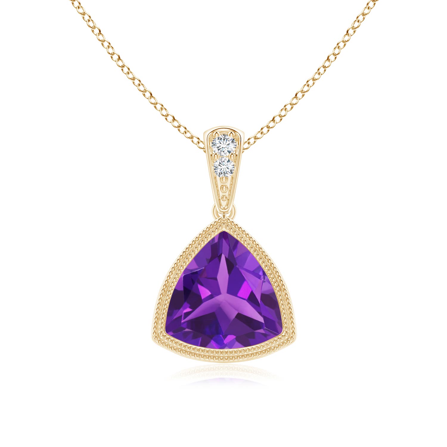 AAAA - Amethyst / 1.12 CT / 14 KT Yellow Gold