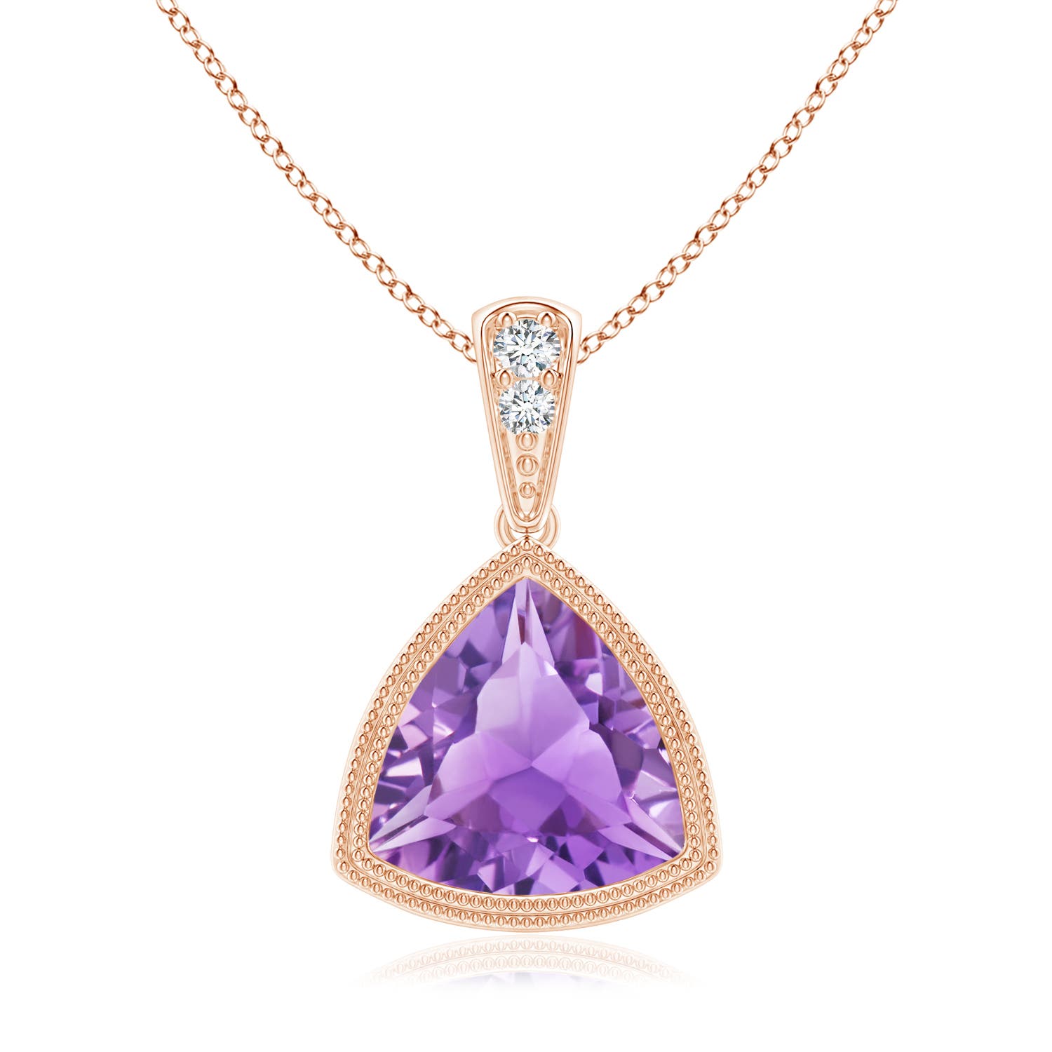 A - Amethyst / 1.62 CT / 14 KT Rose Gold