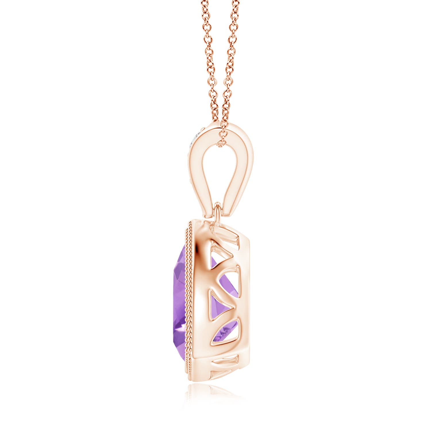 A - Amethyst / 1.62 CT / 14 KT Rose Gold