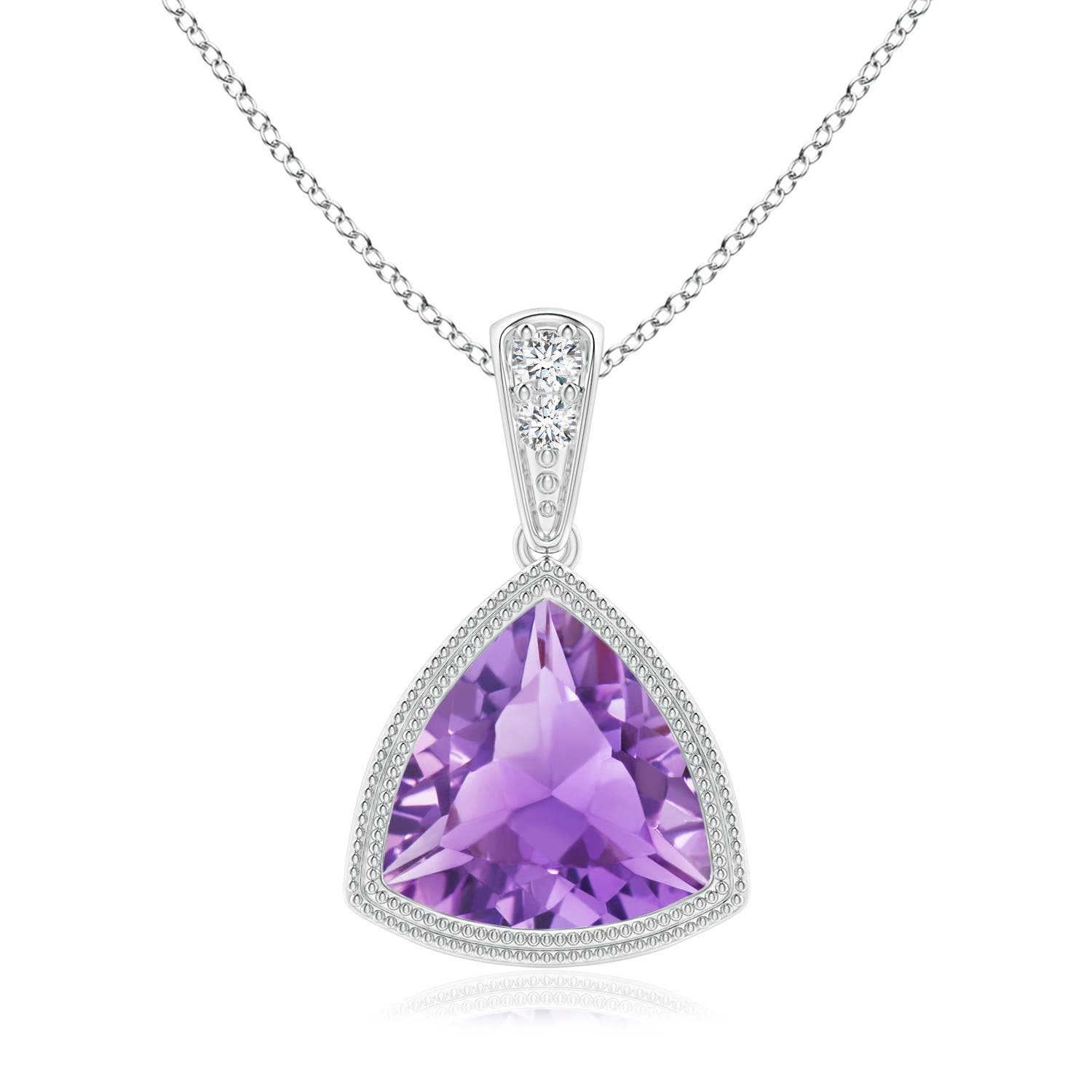 A - Amethyst / 1.62 CT / 14 KT White Gold