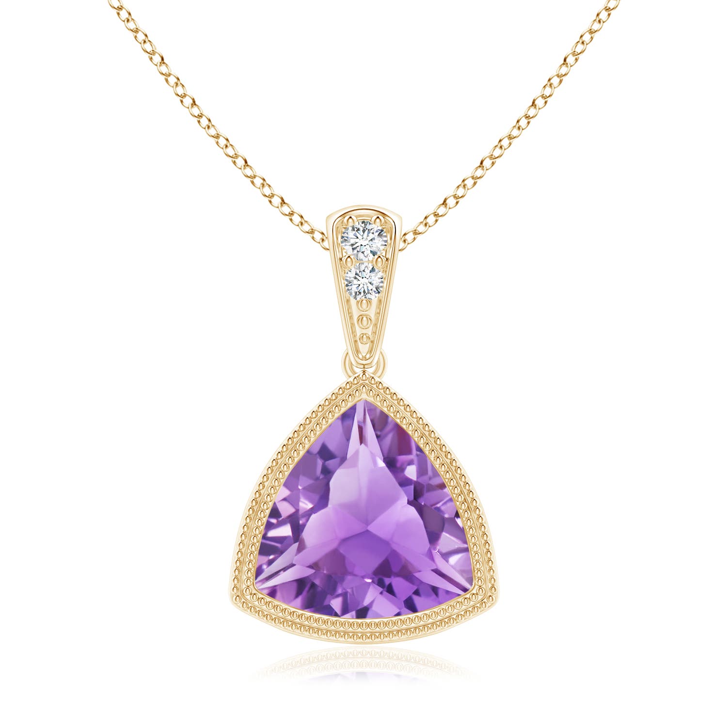 A - Amethyst / 1.62 CT / 14 KT Yellow Gold