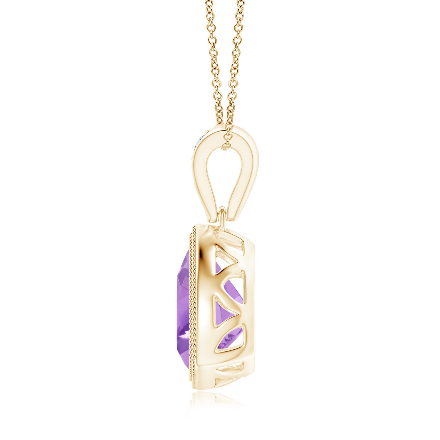 A - Amethyst / 1.62 CT / 14 KT Yellow Gold