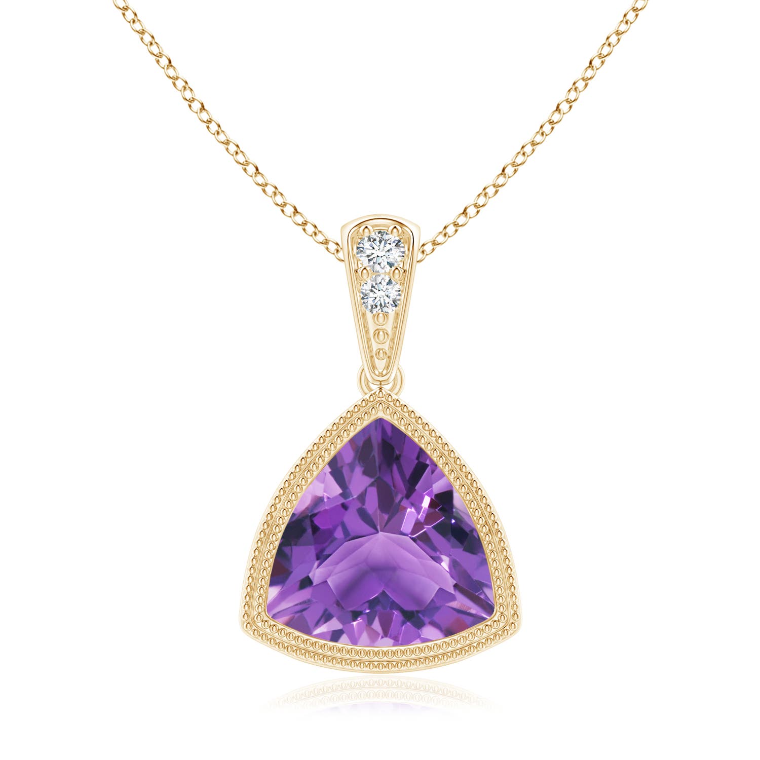 AA - Amethyst / 1.62 CT / 14 KT Yellow Gold