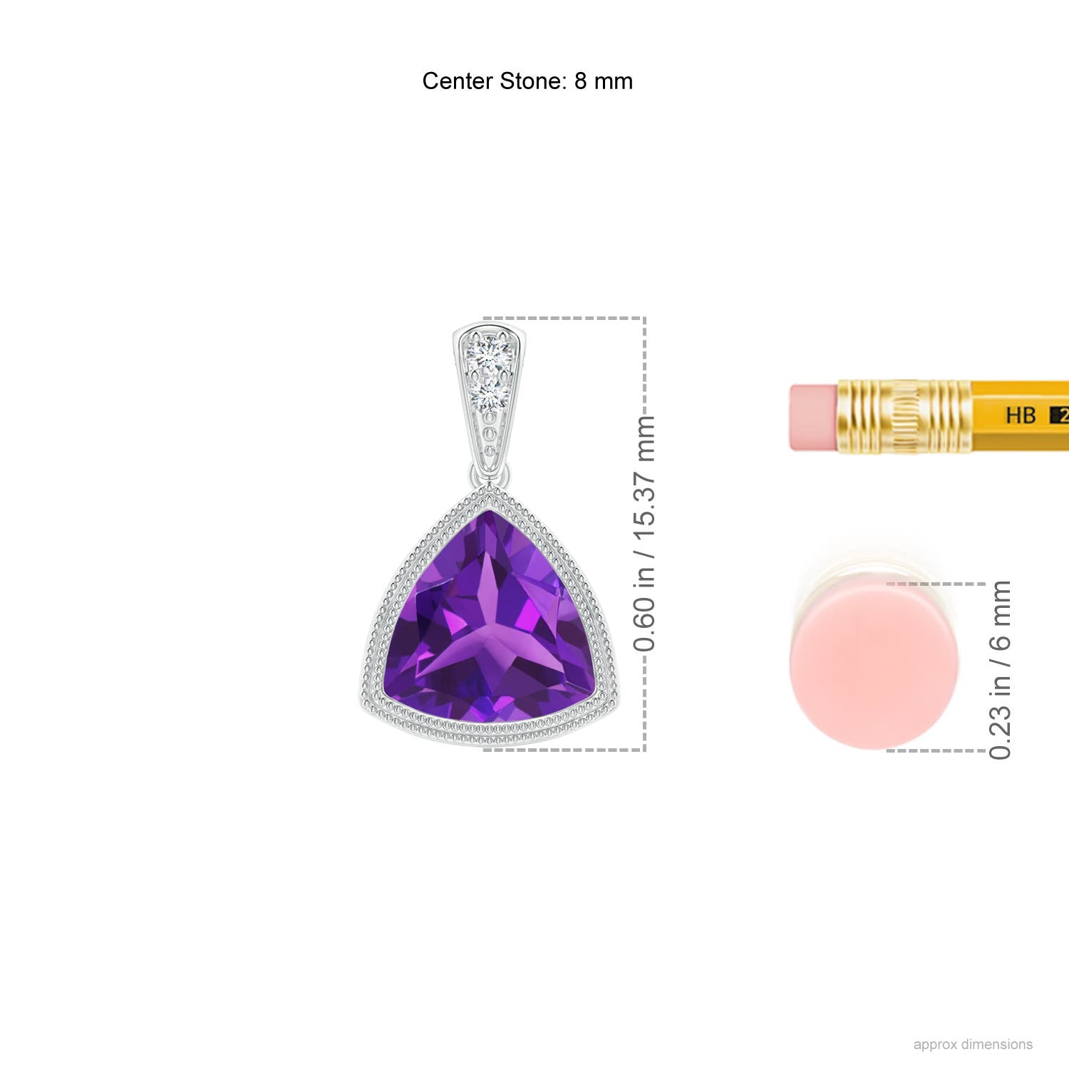 AAAA - Amethyst / 1.62 CT / 14 KT White Gold