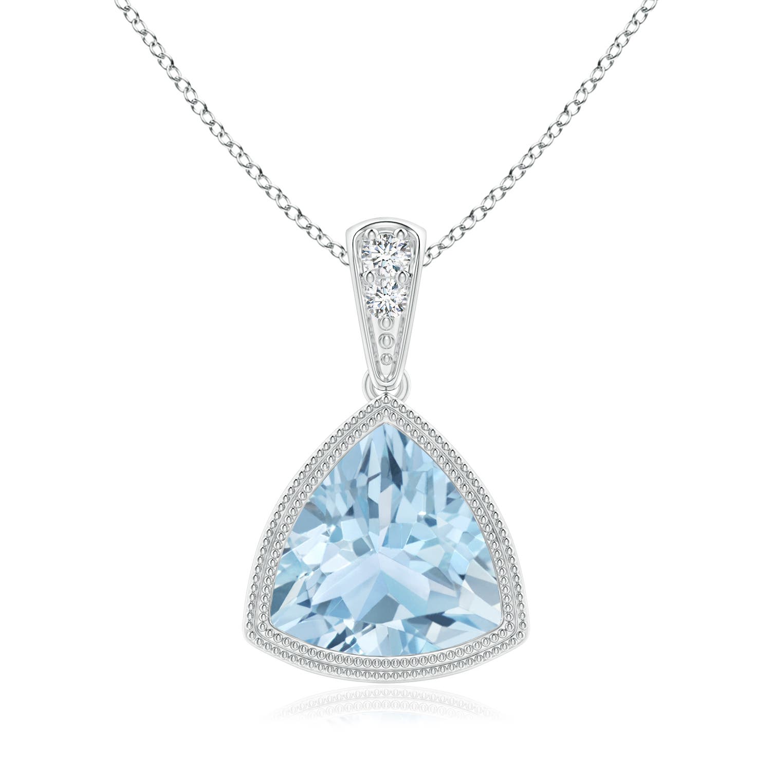 AA - Aquamarine / 1.42 CT / 14 KT White Gold