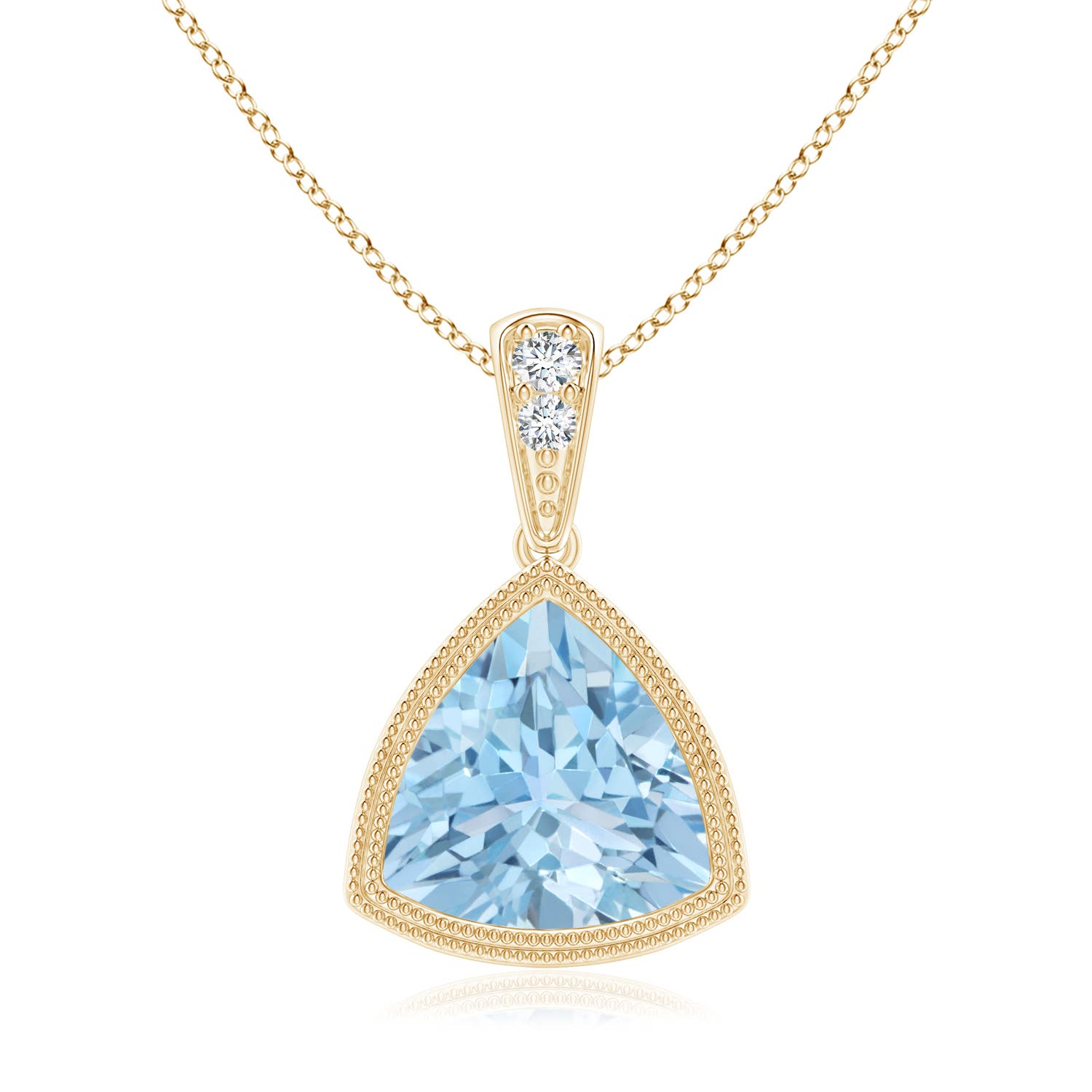 AAA - Aquamarine / 1.42 CT / 14 KT Yellow Gold