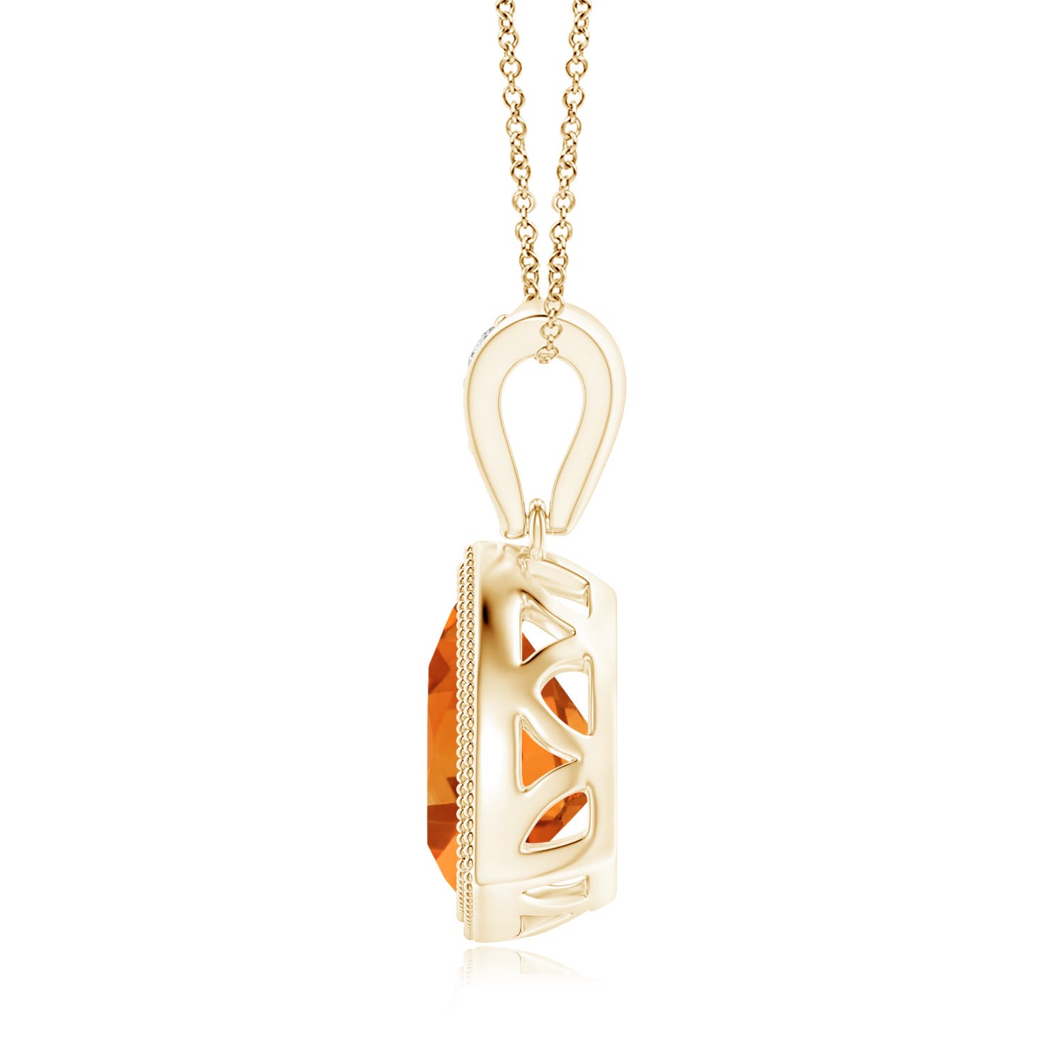 AAA - Citrine / 1.42 CT / 14 KT Yellow Gold