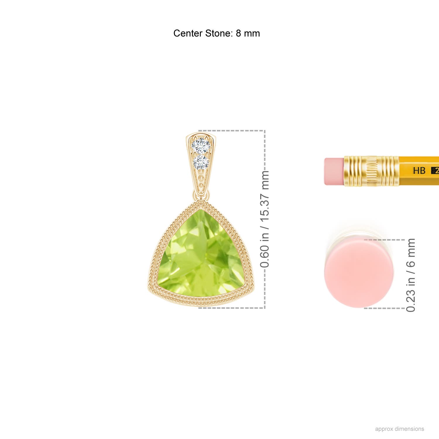 A - Peridot / 1.92 CT / 14 KT Yellow Gold