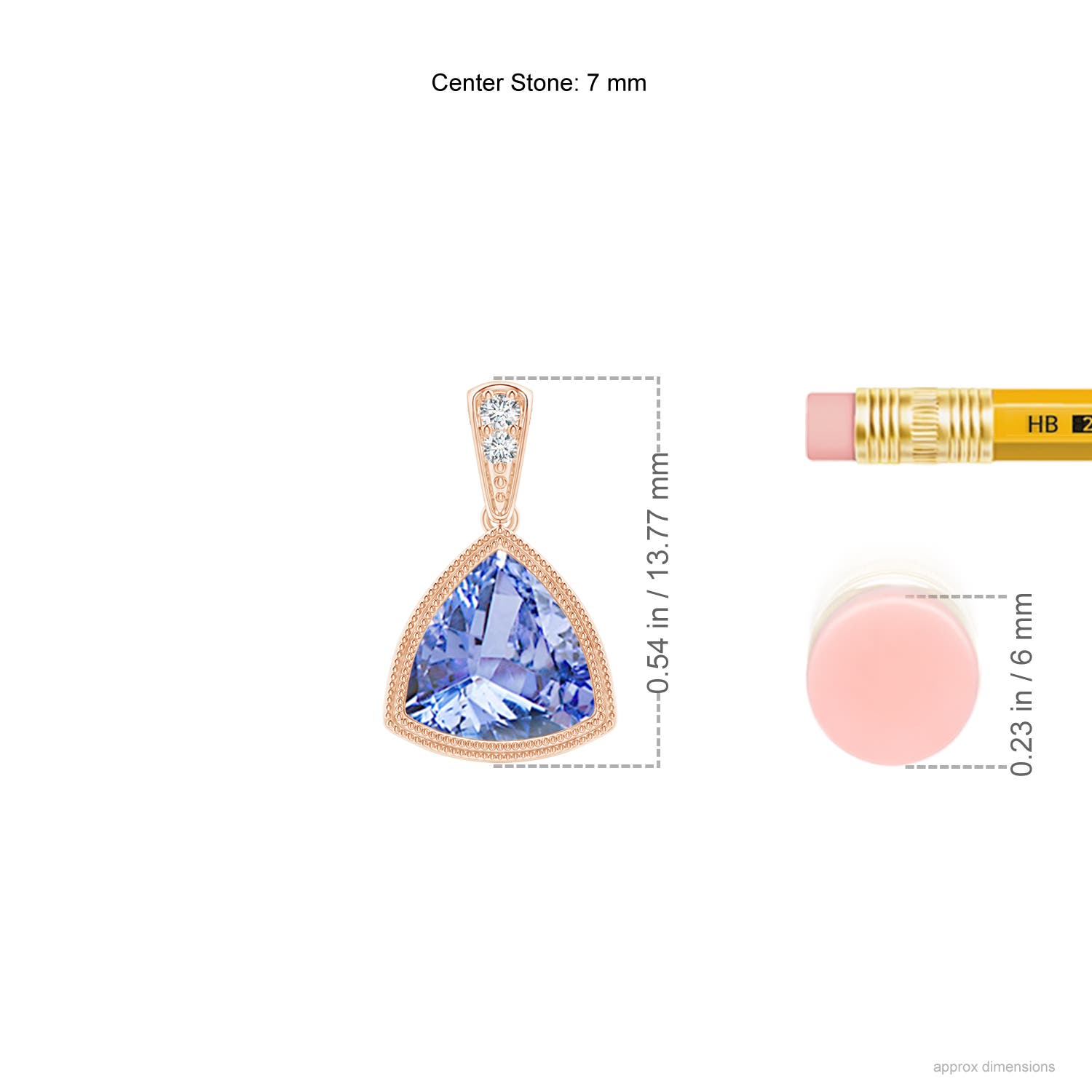 A - Tanzanite / 1.22 CT / 14 KT Rose Gold