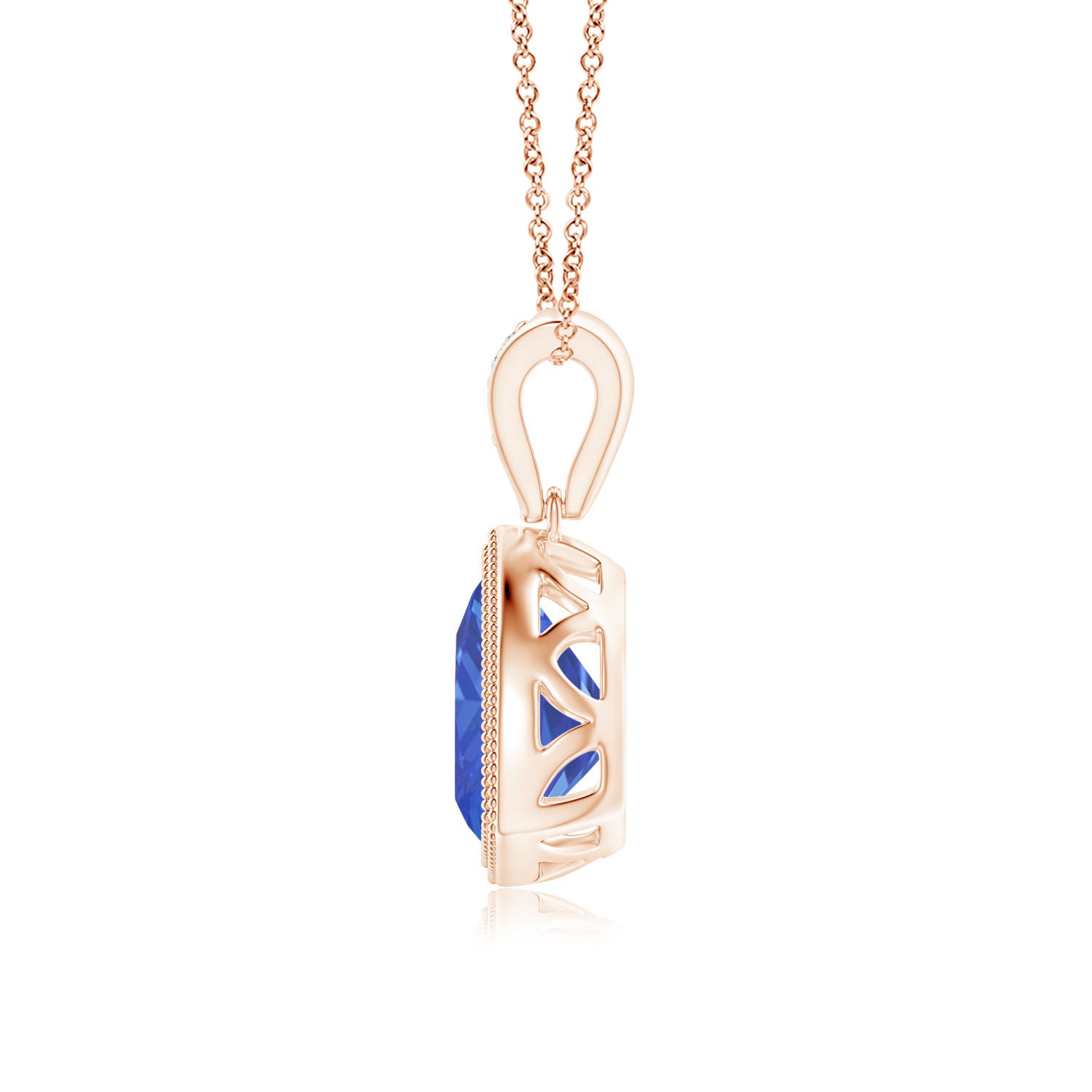 AA - Tanzanite / 1.22 CT / 14 KT Rose Gold