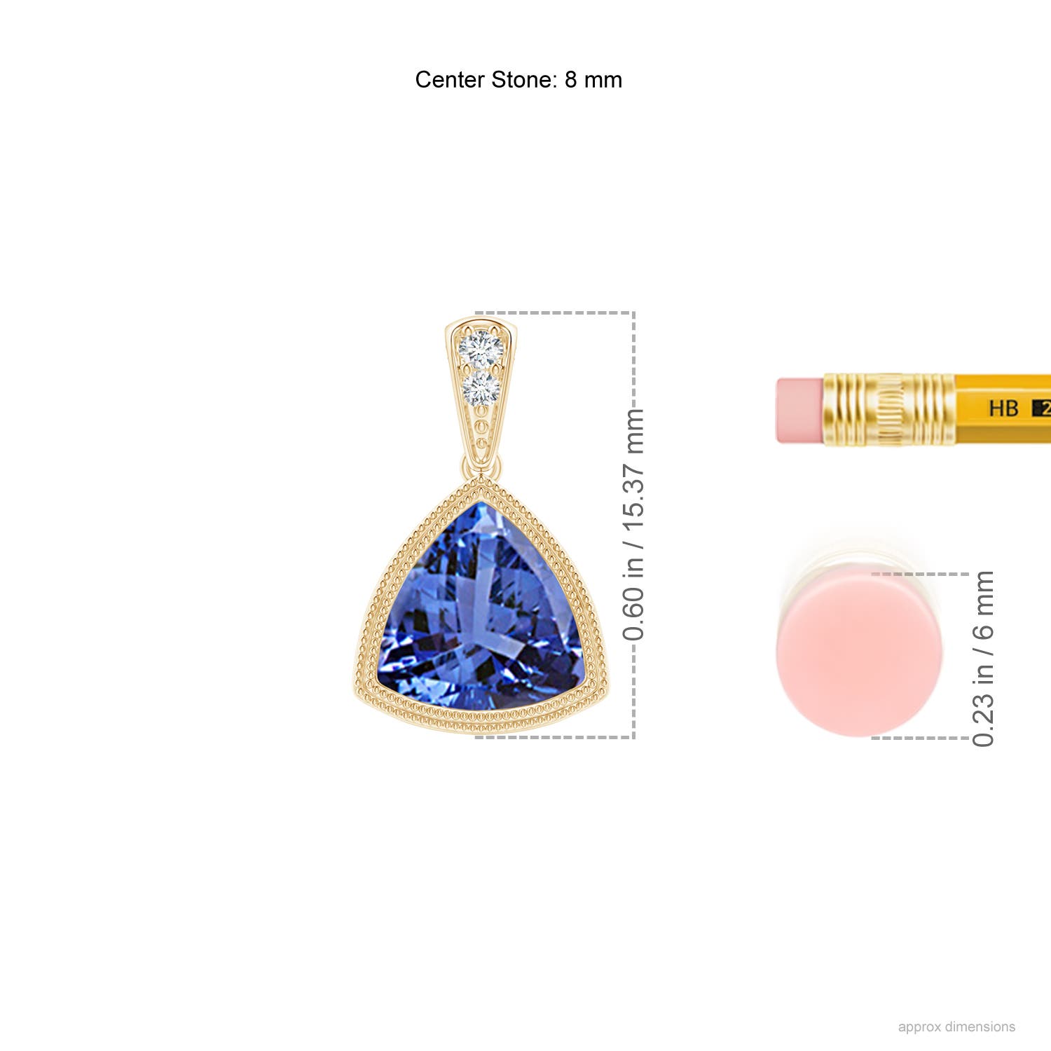 AA - Tanzanite / 1.82 CT / 14 KT Yellow Gold