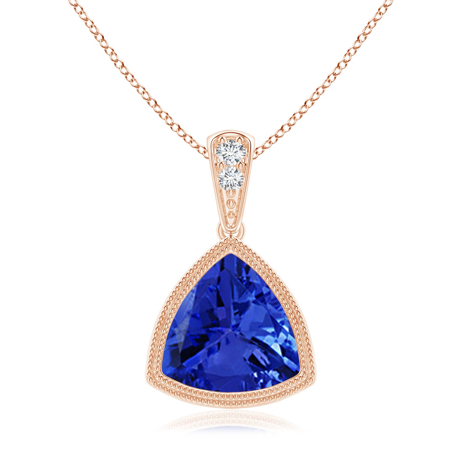 AAA - Tanzanite / 1.82 CT / 14 KT Rose Gold