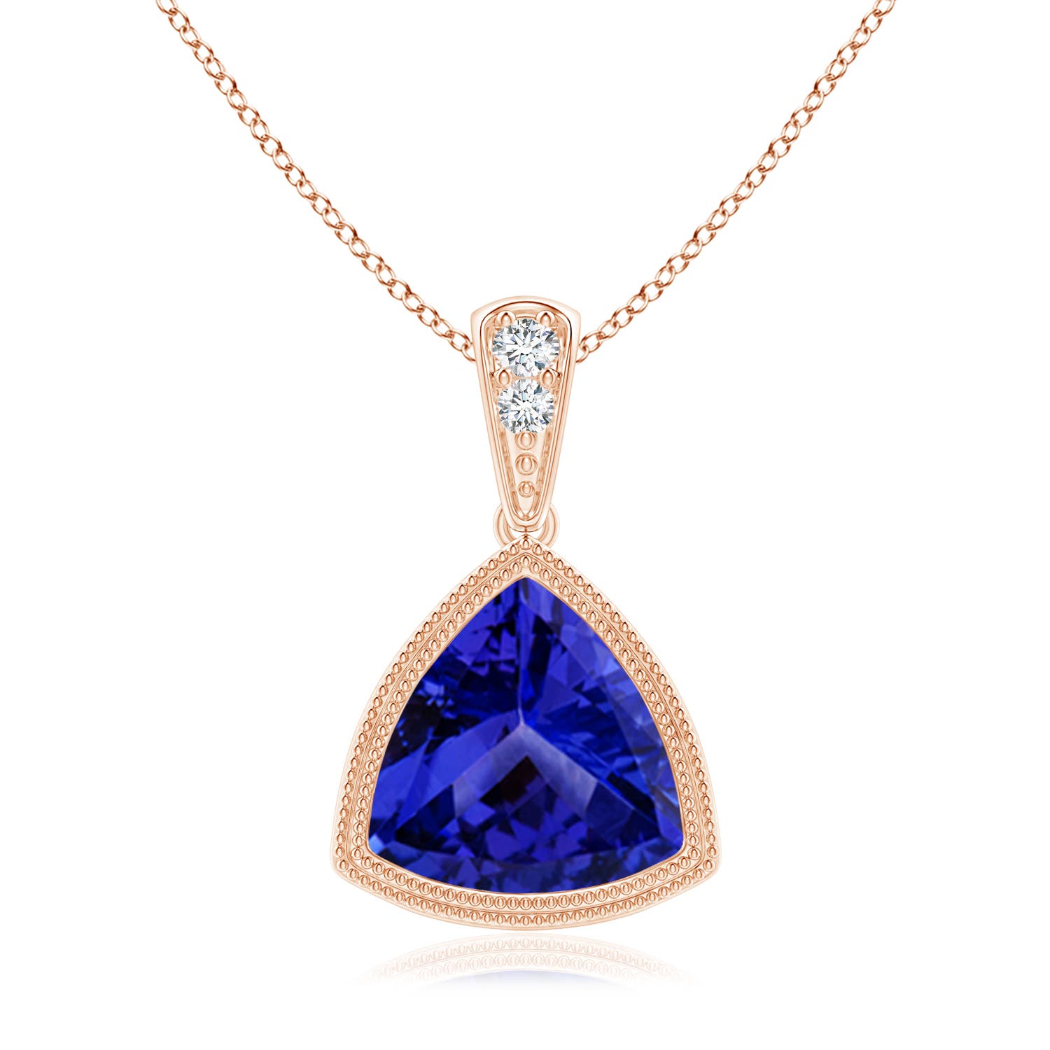 AAAA - Tanzanite / 1.82 CT / 14 KT Rose Gold