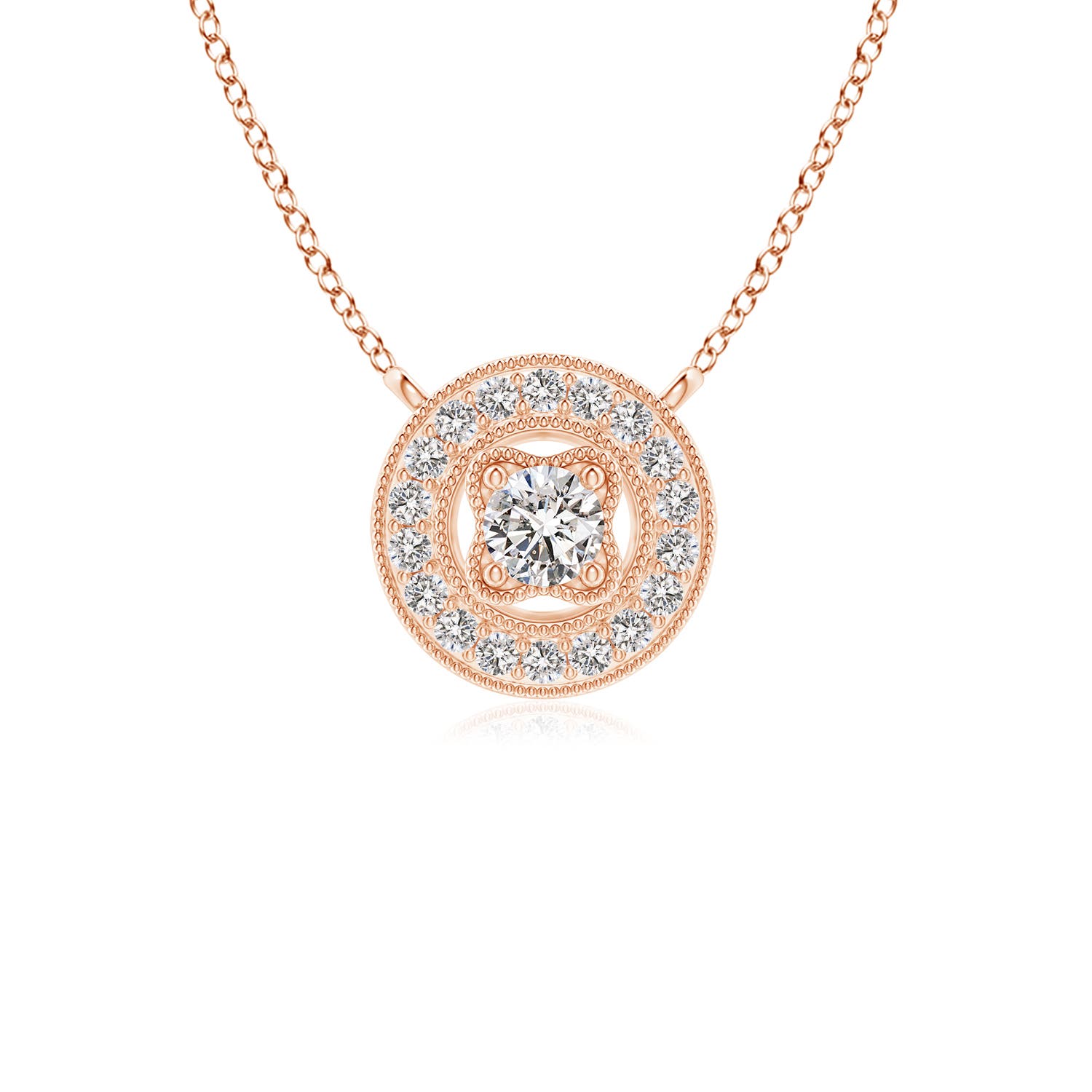 I-J, I1-I2 / 0.14 CT / 14 KT Rose Gold