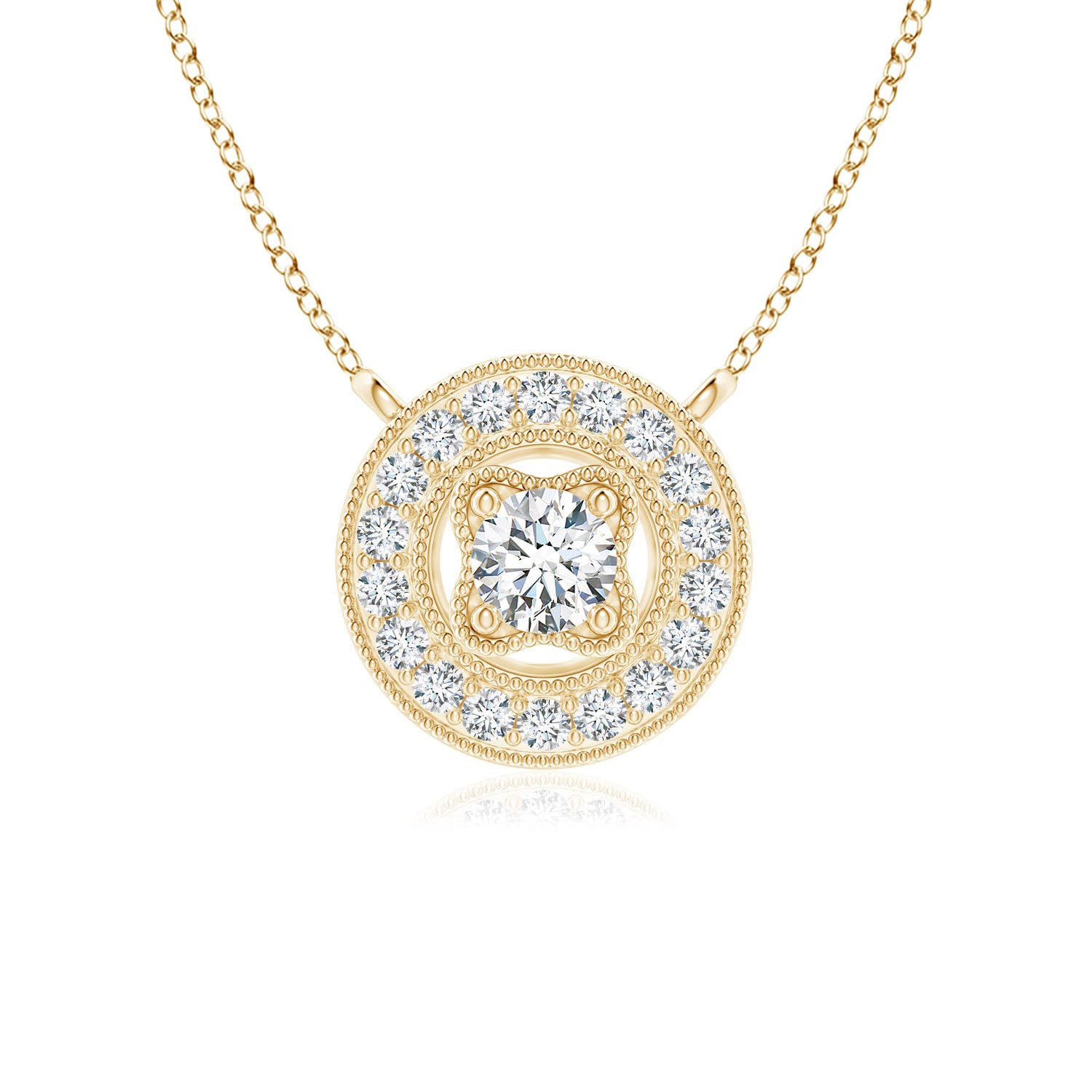 G, VS2 / 0.21 CT / 14 KT Yellow Gold