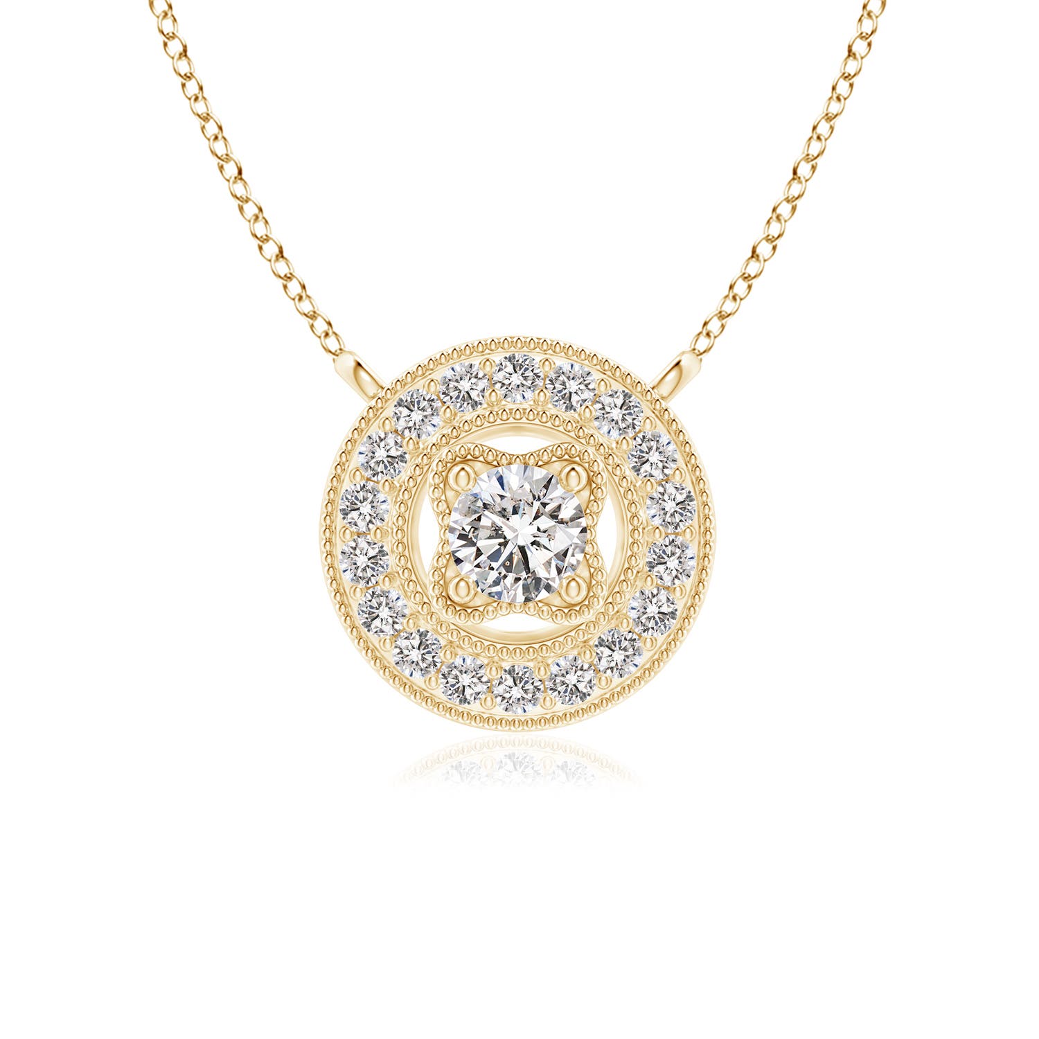 I-J, I1-I2 / 0.21 CT / 14 KT Yellow Gold